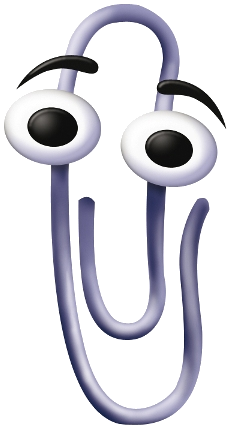 microsoft's paperclip mascot to help use Word